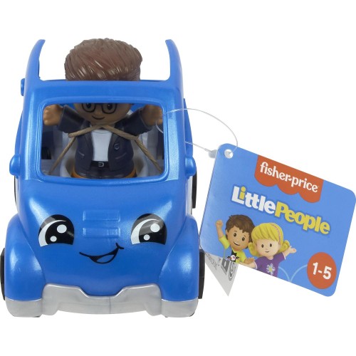 Mattel Little People - Blue Vehicle Electric Car HPX84 / HMX82 194735135011
