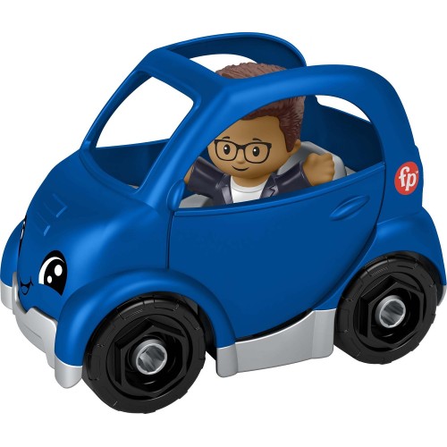 Mattel Little People - Blue Vehicle Electric Car HPX84 / HMX82 194735135011