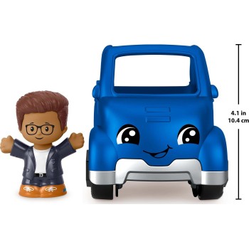 Mattel Little People - Blue Vehicle Electric Car HPX84 / HMX82 194735135011