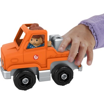 Mattel Little People - Orange Vehicle Help And Go Tow Truck HPX84 / HNJ29 194735141784