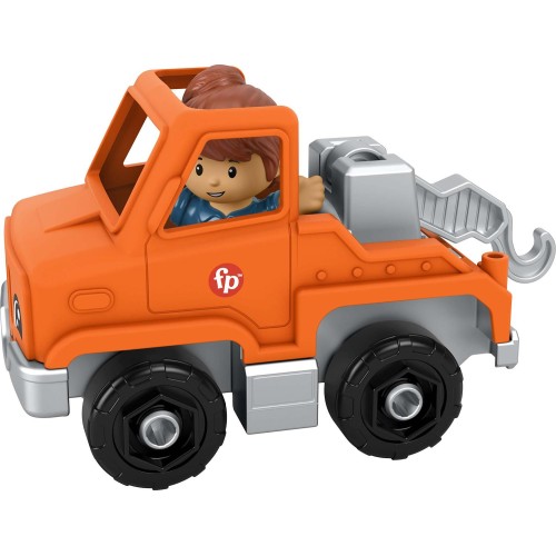 Mattel Little People - Orange Vehicle Help And Go Tow Truck HPX84 / HNJ29 194735141784