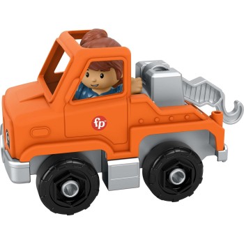 Mattel Little People - Orange Vehicle Help And Go Tow Truck HPX84 / HNJ29 194735141784