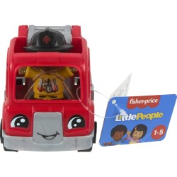 Mattel Little People - Red Firetruck And Firefighter HPX84 / HPX85 194735170449
