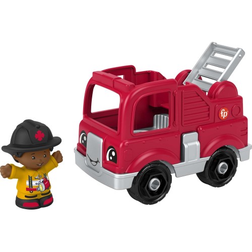 Mattel Little People - Red Firetruck And Firefighter HPX84 / HPX85 194735170449