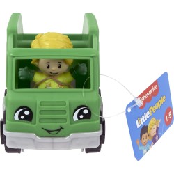Mattel Little People - Green Recycle Vehicle Recycle Truck HPX84 / HPX88 194735170494