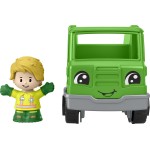 Mattel Little People - Green Recycle Vehicle Recycle Truck HPX84 / HPX88 194735170494