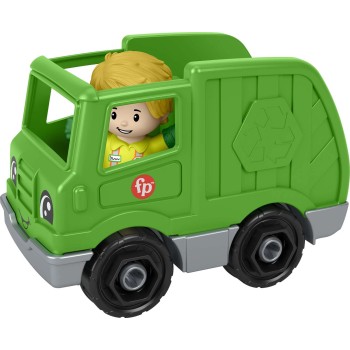 Mattel Little People - Green Recycle Vehicle Recycle Truck HPX84 / HPX88 194735170494