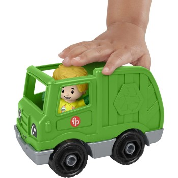Mattel Little People - Green Recycle Vehicle Recycle Truck HPX84 / HPX88 194735170494