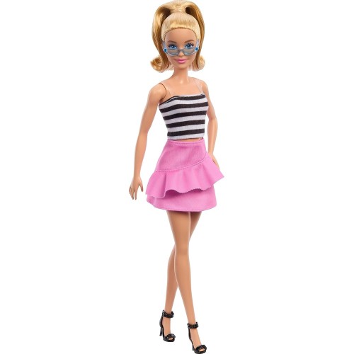 Mattel Barbie Fashionistas - Κούκλα Fashionista Black And White FBR37 / HRH11 194735176762