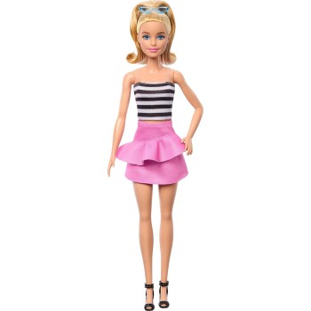 Mattel Barbie Fashionistas - Κούκλα Fashionista Black And White FBR37 / HRH11 194735176762