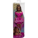 Mattel Barbie Fashionista Doll - Pink Ruffle Sleeves Dress FBR37 / HRH15 194735176724