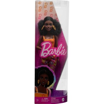 Mattel Barbie Fashionistas - Κούκλα Fashionista Curly Black Hair And Petite Body Type FBR37 / HPF74 194735157495