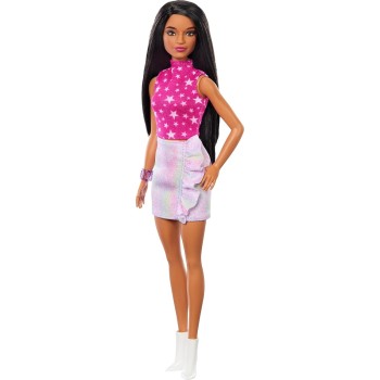Mattel Barbie Fashionistas - Κούκλα Fashionista Rock Pink And Metallic FBR37 / HRH13 194735176700