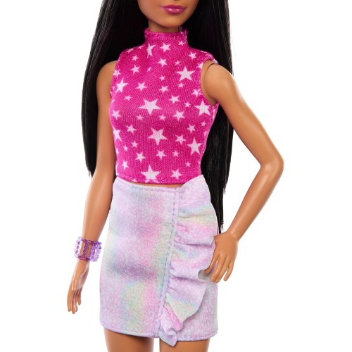 Mattel Barbie Fashionistas - Κούκλα Fashionista Rock Pink And Metallic FBR37 / HRH13 194735176700