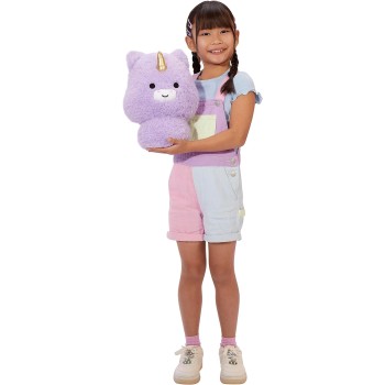 MGA Entertainment Fluffie Stuffiez Large Plush Unicorn 594413EUC 035051594413