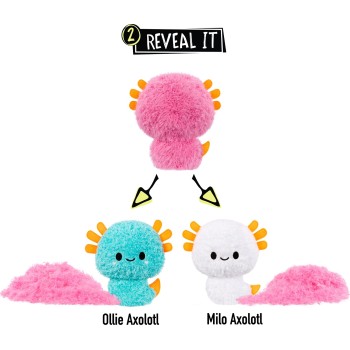 MGA Entertainment Fluffie Stuffiez Small Plush Axolotl 594208EUC 035051594208