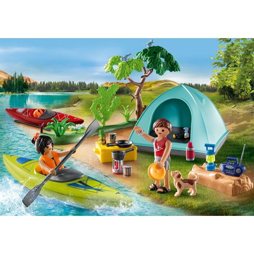 Playmobil Family Fun Campsite With Campfire 71425 4008789714251
