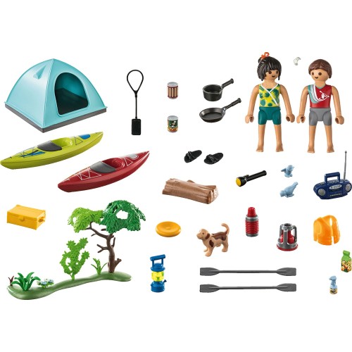Playmobil Family Fun Campsite With Campfire 71425 4008789714251