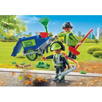 Playmobil City Action Street Cleaning Team 71434 4008789714343