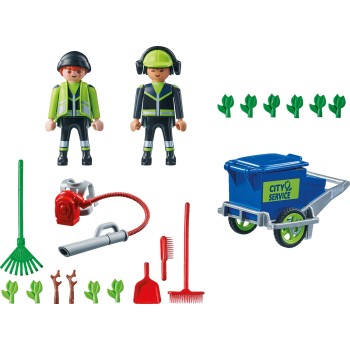 Playmobil City Action Street Cleaning Team 71434 4008789714343
