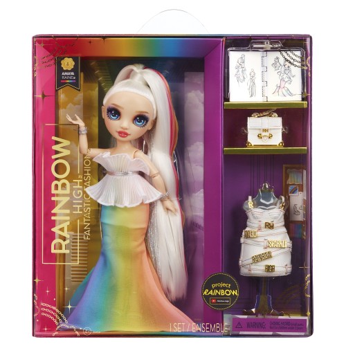 MGA Entertainment Rainbow High Fantastic Fashion Doll- Amaya Rainbow 594154EUC 035051594154