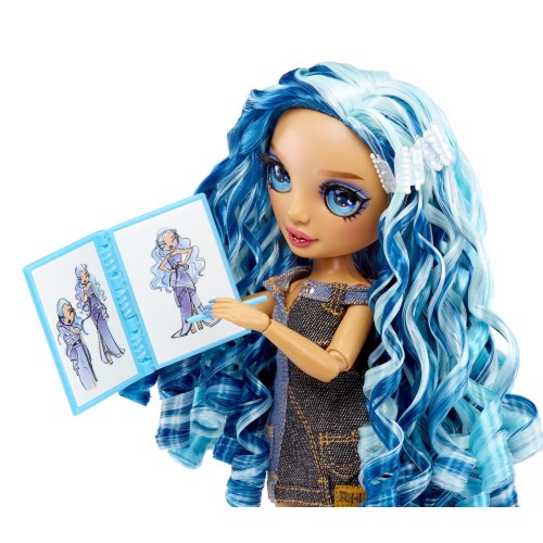 MGA Entertainment Rainbow High Fantastic Fashion Doll- Skyler Blue 587378EUC 035051587378