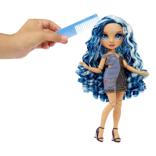 MGA Entertainment Rainbow High Fantastic Fashion Doll- Skyler Blue 587378EUC 035051587378
