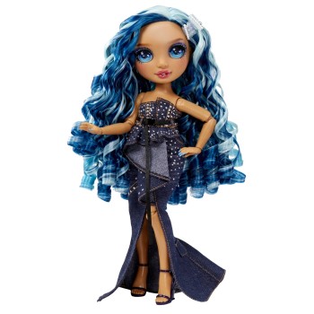 MGA Entertainment Rainbow High Fantastic Fashion Doll- Skyler Blue 587378EUC 035051587378