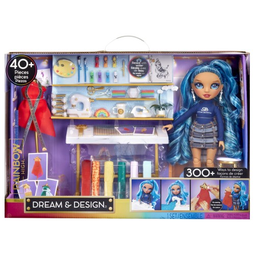 MGA Entertainment Rainbow High Studio Ραπτικής Με Κούκλα Σχεδιάστρια Μόδας Skyler 587514EUC 035051587514