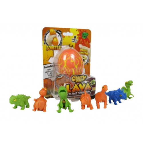 Just toys Crazy Dino Lava Egg 8 Σχέδια - 1Τμχ. CD02 8858711964614