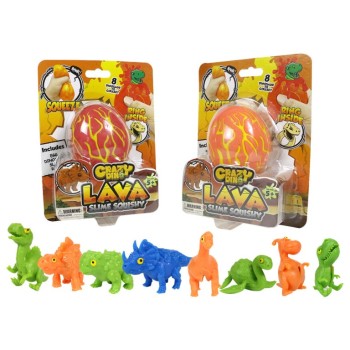 Just toys Crazy Dino Lava Egg 8 Σχέδια - 1Τμχ. CD02 8858711964614