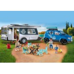 Playmobil Family Fun Οικογενειακές Διακοπές Με Ρυμουλκούμενο Τροχόσπιτο 71423 4008789714237