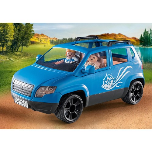 Playmobil Family Fun Οικογενειακές Διακοπές Με Ρυμουλκούμενο Τροχόσπιτο 71423 4008789714237
