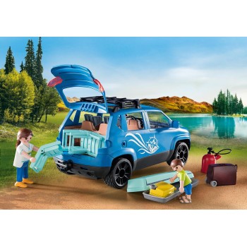 Playmobil Family Fun Caravan With Car 71423 4008789714237
