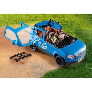 Playmobil Family Fun Οικογενειακές Διακοπές Με Ρυμουλκούμενο Τροχόσπιτο 71423 4008789714237