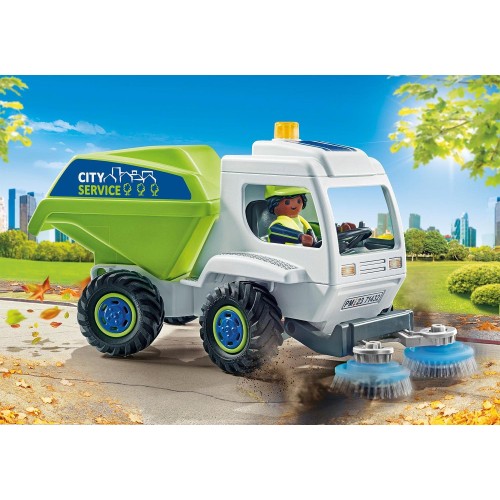Playmobil City Action Όχημα Καθαρισμού Δρόμων 71432 4008789714329