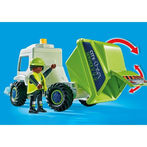 Playmobil City Action Όχημα Καθαρισμού Δρόμων 71432 4008789714329