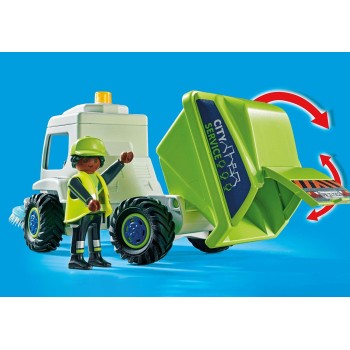 Playmobil City Action Όχημα Καθαρισμού Δρόμων 71432 4008789714329