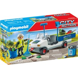 Playmobil City Action Ηλεκτρικό Όχημα Οδοκαθαριστή 71433 4008789714336