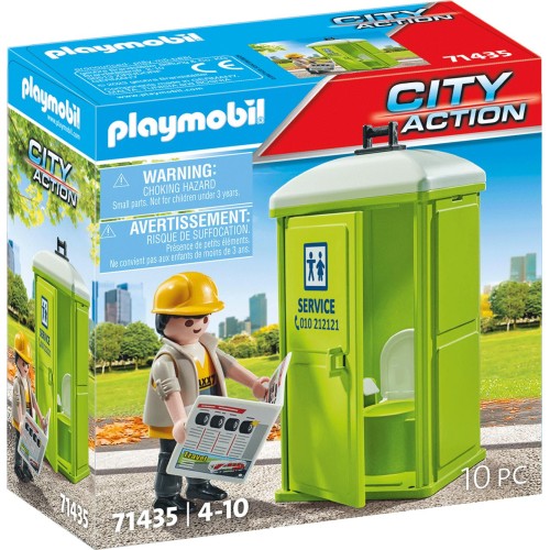 Playmobil City Action Χημική Τουαλέτα 71435 4008789714350