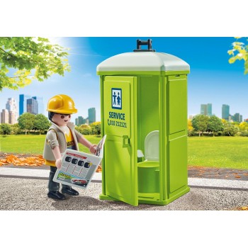 Playmobil City Action Χημική Τουαλέτα 71435 4008789714350