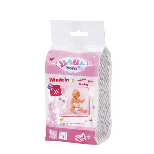 MGA Entertainment Baby Born Πάνες Με Σχεδία 5Τμχ 826508-116222 4001167826508