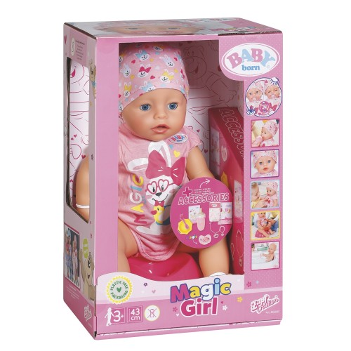 MGA Entertainment Baby Born Διαδραστική Κούκλα Με Αξεσουάρ 43Cm 835005-116122 4001167835005
