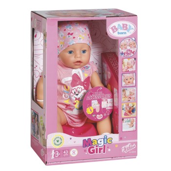 MGA Entertainment Baby Born Διαδραστική Κούκλα Με Αξεσουάρ 43Cm 835005-116122 4001167835005