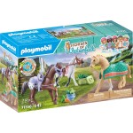 Playmobil Horses Of Waterfall Three With Saddles 71356 4008789713568