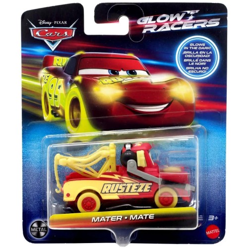 Mattel Disney Pixar Cars Glow Racers Mater HPG76 / HPG78 194735158577