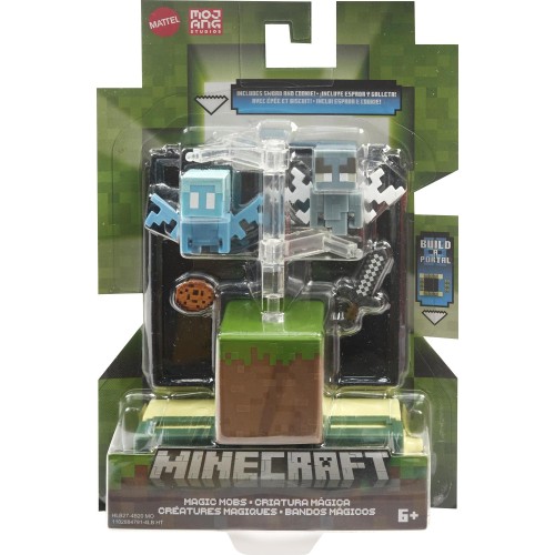 Mattel Minecraft Figures 8Cm. Portal Magic Mobs Ally And Vex GTP08 / HLB27 194735111114