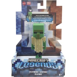Mattel Minecraft Badger Series Figures 8Cm Figure 4 Zombie GYR78 / GYR83 887961978612