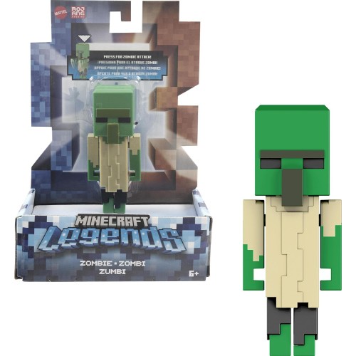 Mattel Minecraft Badger Series Φιγούρες 8Εκ Φιγούρα 4 Zombie GYR78 / GYR83 887961978612
