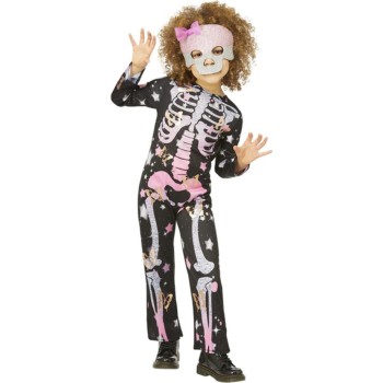 Fun Fashion Αποκριάτικη Στολή Skeleton Rose Sparkle Μεγ.08 5642208 5059513134318
